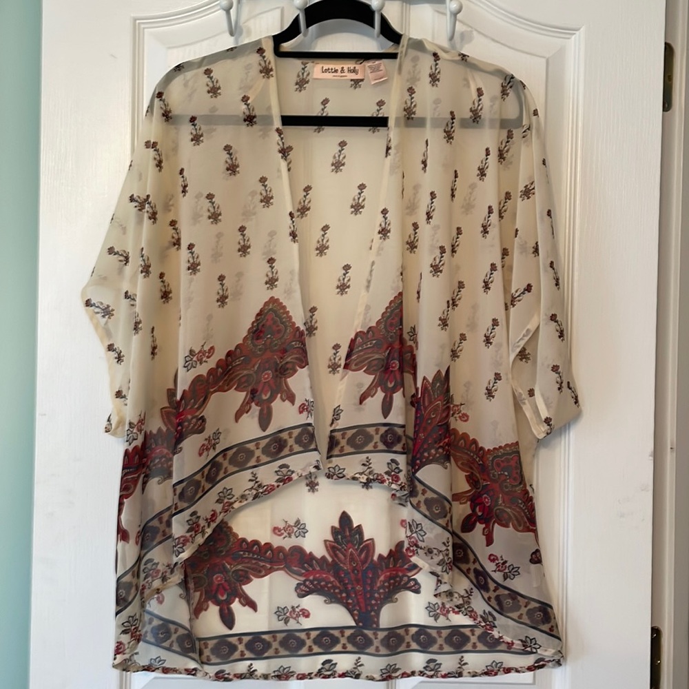 Sheer women’s size s/m open blouse